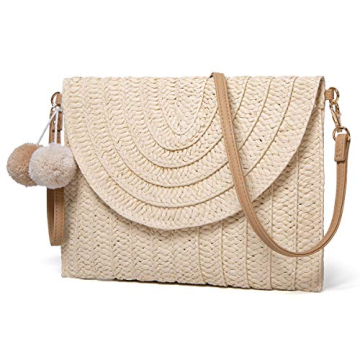 Stylish Straw Crossbody Bag for Women in Summer