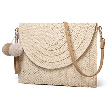Stylish Straw Crossbody Bag for Women in Summer