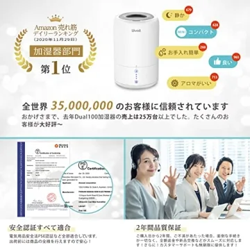 Levoit Humidifiers for Baby Bedroom Top Fill Cool Mist