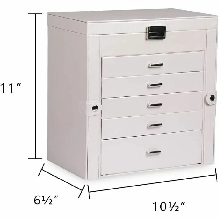 Frebeauty 6-Tier Jewelry Box - Elegant Storage Solution
