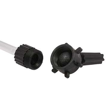 Anself Mini Wig Tripod Stand, Aluminum Lightweight Adjustable Cosmetology Training Doll Mannequin Head Tripod Wig Stand Salon or Home Use (14.57in-20.47in)