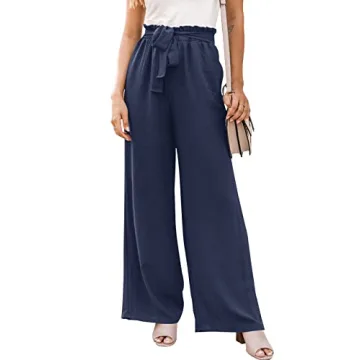 NIMIN High Waisted Wide Leg Pants Summer Comfort