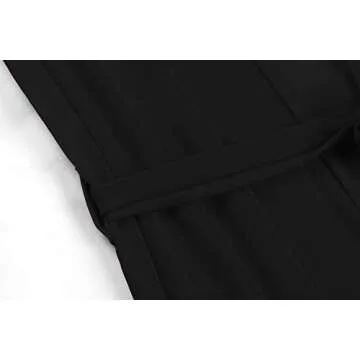 Women's Black Sexy Maxi Long Sleeve Swimsuit Swim Bathing Beach Maxi Cover Up Dress L