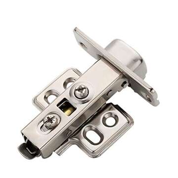 ANGSTROM 2-Pack Soft-Closing Concealed Cabinet Hinges, Easy Installation Design