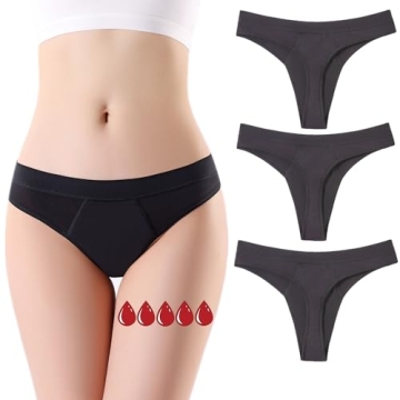 ZVZK Period Underwear: Leak Proof Thongs for Heavy Flow Comfort