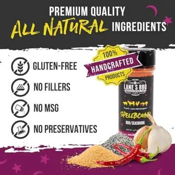 Lane's Spellbound Pork Rub Seasoning, All-Natural BBQ Seasoning Rib Rub, Premium Butt Rub Seasoning & Sweet BBQ Rubs for Smoking, Made in USA, 4.6 Oz