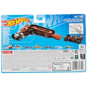 Hot Wheels Super Rigs Toy Truck & Car Set for Kids