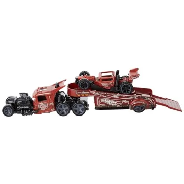 Hot Wheels Super Rigs Toy Truck & Car Set for Kids
