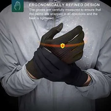 RIVMOUNT Touchscreen Winter Gloves & Liners for Skiing