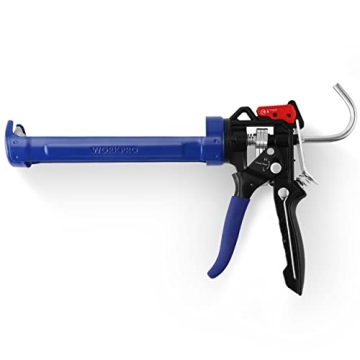 WORKPRO Caulking Gun with Adjustable Thrust Ratios and Grip