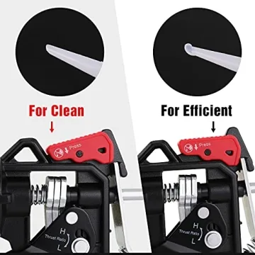 WORKPRO Caulking Gun with Adjustable Thrust Ratios and Grip