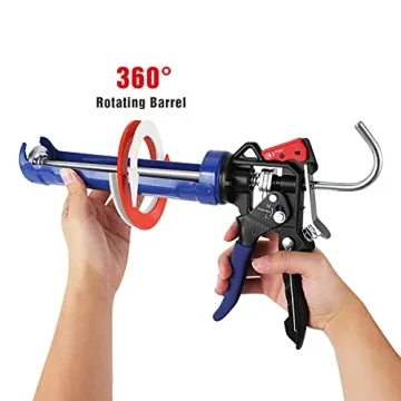 WORKPRO Caulking Gun with Adjustable Thrust Ratios and Grip