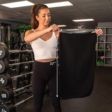 S&T INC. Microfiber Gym Towel, 6-Pack for Workouts