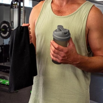 S&T INC. Microfiber Gym Towel, 6-Pack for Workouts