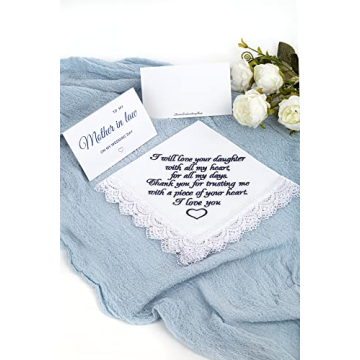 Sentimental Handkerchief Gift for Mother of the Bride