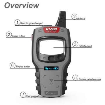 Keyecu for Xhorse VVDI Mini Key Tool Remote Key Programmer Support for iOS and Android Global Versio...