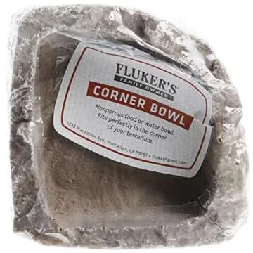 Fluker's Durable Reptile Corner Bowl for Food & Water