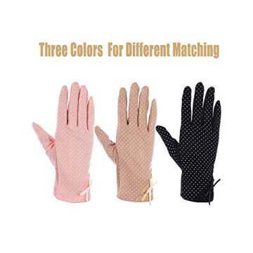 Top 3 Pairs Women Summer Gloves for UV Protection
