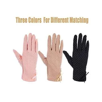 Top 3 Pairs Women Summer Gloves for UV Protection