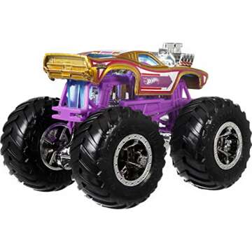 Hot Wheels Monster Trucks 4-Pack - 1:64 Scale Fun for Kids