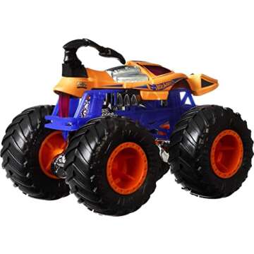 Hot Wheels Monster Trucks 4-Pack - 1:64 Scale Fun for Kids