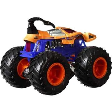 Hot Wheels Monster Trucks 4-Pack - 1:64 Scale Fun for Kids