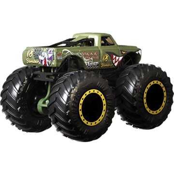 Hot Wheels Monster Trucks 4-Pack - 1:64 Scale Fun for Kids