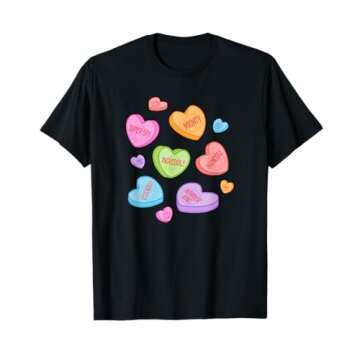 Marvel Avengers Candy Hearts Valentine's Day T-Shirt