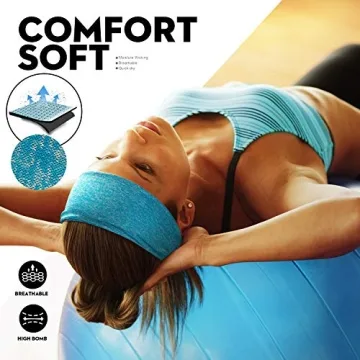 DASUTA 14 Pcs Moisture-Wicking Workout Headbands