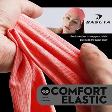 DASUTA 14 Pcs Moisture-Wicking Workout Headbands