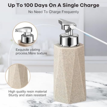 Stylish Touchless Soap Dispenser for Home and Commercial Use