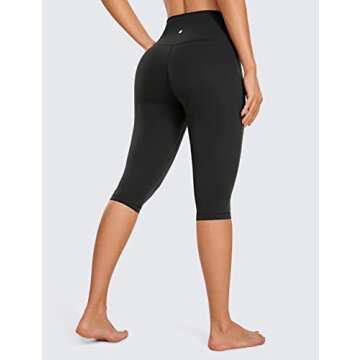 CRZ YOGA Butterluxe Women's Capri Leggings - Soft, Stretchy, High Waisted Pants