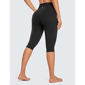 CRZ YOGA Butterluxe Women's Capri Leggings - Soft, Stretchy, High Waisted Pants
