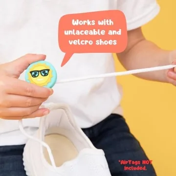 Vibrant Gobubbies AirTag Holders for Kids Safety Tracking
