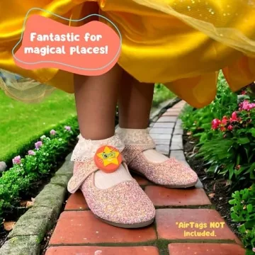 Vibrant Gobubbies AirTag Holders for Kids Safety Tracking