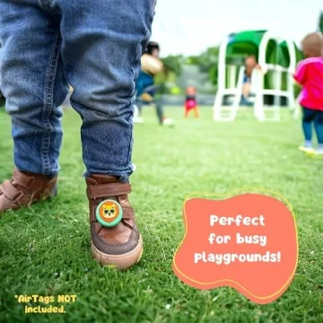 Vibrant Gobubbies AirTag Holders for Kids Safety Tracking