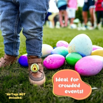 Vibrant Gobubbies AirTag Holders for Kids Safety Tracking