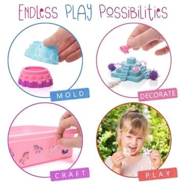 Kipipol Unicorn Sensory Bin - Enchanting Sand Art Kit