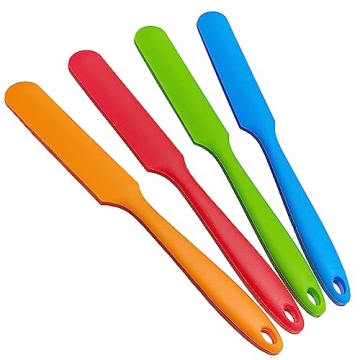 zYoung 4 Pcs Silicone Spatula Set - Heat Resistant, Non-Stick Cooking Tools