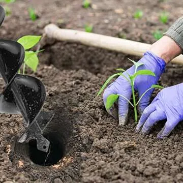 TCBWFY Garden Auger Drill Bit 3x16.5in for Efficient Planting