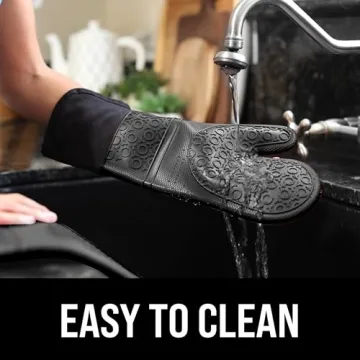 Extra Long Silicone Oven Mitts for Ultimate Protection