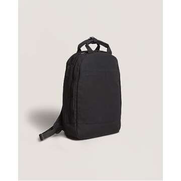 Day Owl Unisex Recycled Backpack Pro Slim 14", Laptop Nocturnal Black