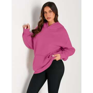 EFAN Womens Hoodies Oversized Sweatshirts Pullover Fleece Sweaters Long Sleeve Winter Fall Outfits F...