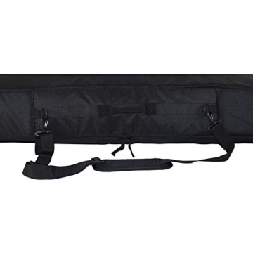 Element Equipment Deluxe Padded Snowboard Bag - Premium High End Travel Bag Black Ripstop 157