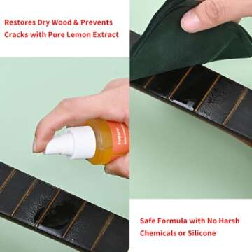 Dowite Lemon Oil for Guitar Fretboards – 100mL Natural Care
