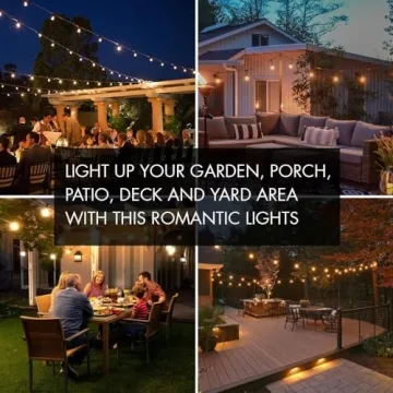 Banord 51FT Outdoor String Lights for Year-Round Ambiance