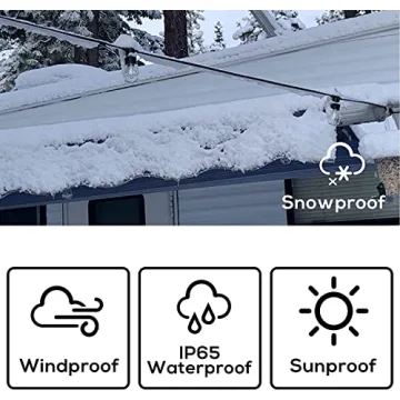 Banord 51FT Outdoor String Lights for Year-Round Ambiance