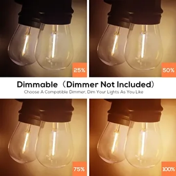 Banord 51FT Outdoor String Lights for Year-Round Ambiance