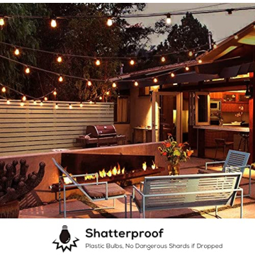 Banord 51FT Outdoor String Lights for Year-Round Ambiance