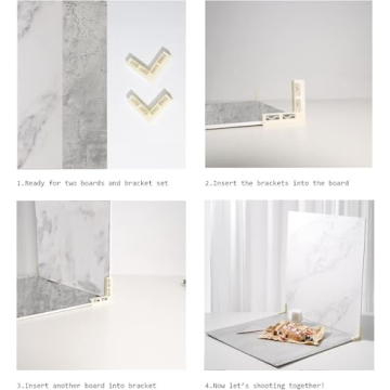 Premium 5PCS Photography Backdrop Kit with Carry Bag